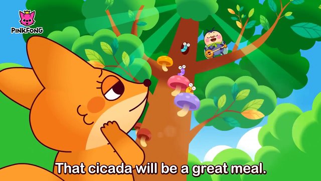 The Cicada and the Fox _ Aesop's Fables _ Pinkfong Story Time for