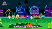 Ten Little Spooky Kids _ Halloween Songs _ Pinkfon