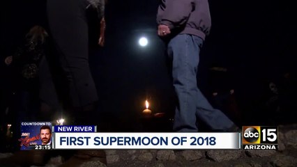Group uses first supermoon of 2018 as time of reflection