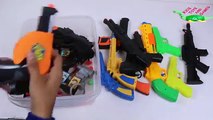 Box Of Toys - Guns Box Toys Police And Military Equipment - My Massive Nerf & Gun Collection Part 1-