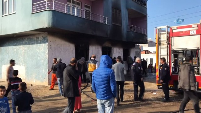Tekstil atölyesindeki yangın mahalleliyi sokağa döktü