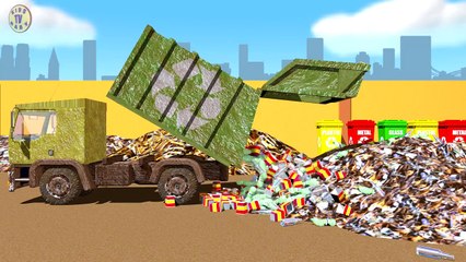 Garbage Truck - Car Wash - Vehicles For Kids-Y1K4H