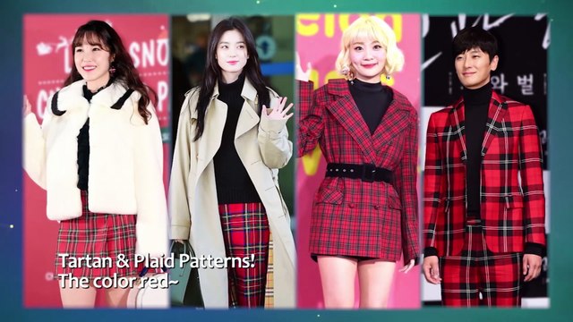 [Showbiz Korea] Ahn Ji-young(안지영) , Park Seo-jun(박서준) _ Tartan or Plaid Patterns