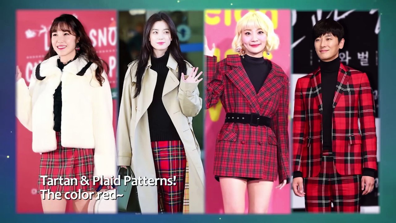 [Showbiz Korea] Ahn Ji-young(안지영) , Park Seo-jun(박서준) _ Tartan or Plaid Patterns