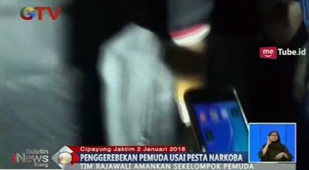 Tim Rajawali Gerebek Pemuda Usai Pesta Sabu di Jakarta Timur