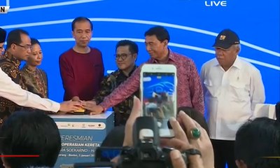 Jokowi Berharap Warga Gunakan Kereta Bandara Agar Tak Macet