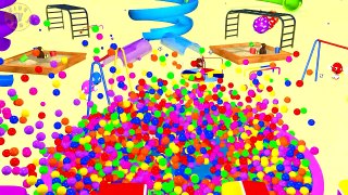 Giant 3D Slides For Children On The Mr Eggie Colorful P