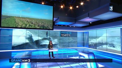 Tempête Carmen : une éolienne s'effondre sous la force du vent