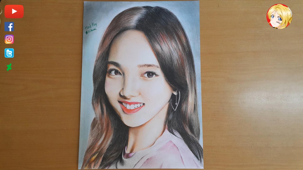Twice 林娜璉 임나연 ナヨン ImNayeon 娜琏  仿画 新手区域  Nayeon Drawing