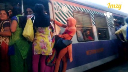 Mumbai Local Train During Peak / Rush Hours Compilation India [HD VIDEO]