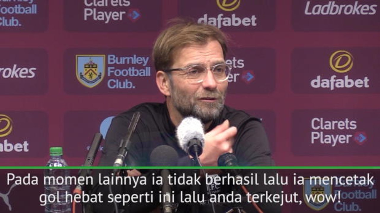 Pemain Liverpool rayakan gol Mane - Klopp