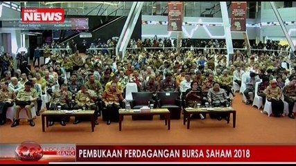 Jusuf Kalla Buka Perdagangan BEI 2018