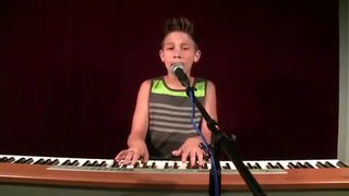 Say Something - A Great Big World (Cover by Grant from KIDZ BOP)-QsN2zq1hazI