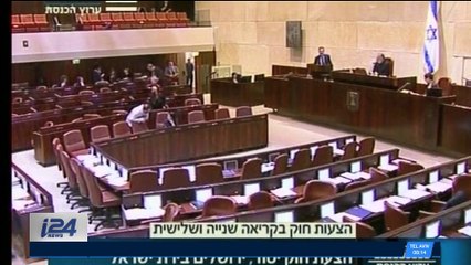 Knesset : loi sur le statut de Jérusalem