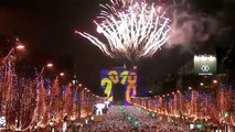 Best off du spectacle du réveillon du 31 décembre 2017 sur les Champs-Elysées