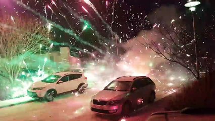 Gros fail lors d'un feu d'artifice