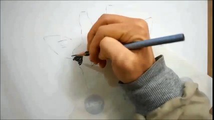 Pencil sketch 연필그림그리기 - 동물(기린) / Drawing animals - Giraffe