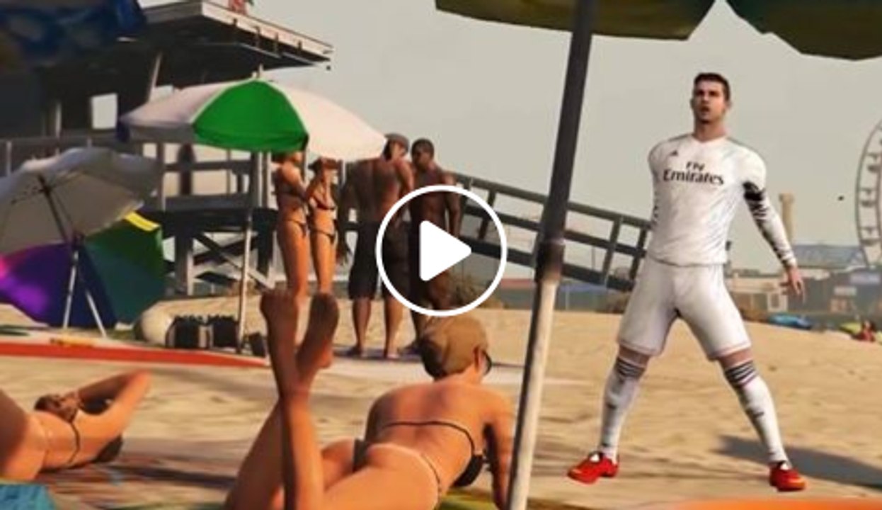 Cristiano Ronaldo is an absolute animal in Grand Theft Auto V