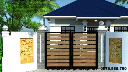 Thiết kế biệt thự nhà vườn mái thái tại Bắc Ninh