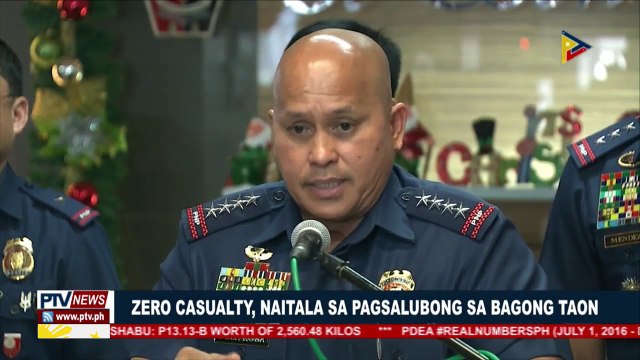 Zero casualty, naitala sa pagsalubong sa Bagong Taon