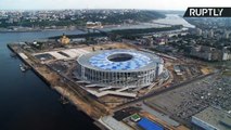 Drone filma os estádios da Copa da Rússia