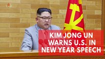 Kim Jong-un warns US in New Year's Day speech, says he has 'nuclear button' on his desk
