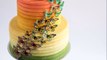 Caramel Ombre Cake with Edible Wafer Paper Butterflies Tutorial- Rosies Dessert Spot