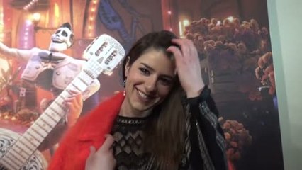 Federica Carta all'anteprima di Coco: i cartoni animati e il successo di Irraggiungibile