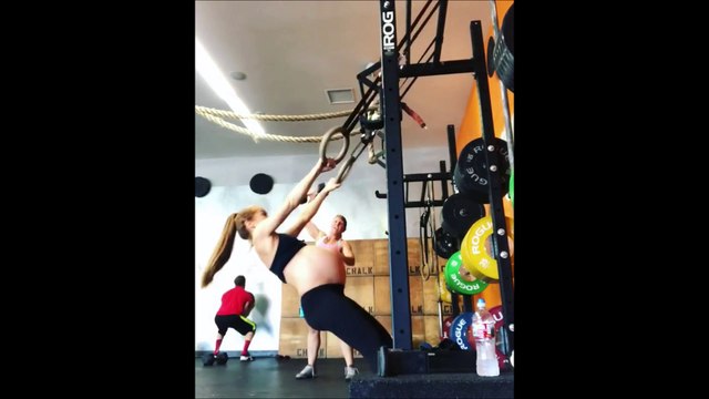 Les exercices intenses de cette femme enceinte de 9 mois effraient les internautes