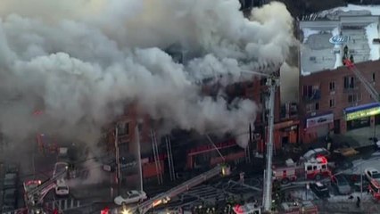 New York'ta 4 Katlı Binada Yangın: 8 Yaralı