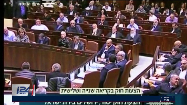 Knesset: une loi sur le statut de Jérusalem