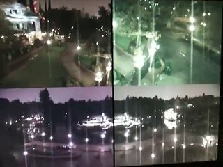 Camara de seguridad de disneylandia graba un Fantasma.
