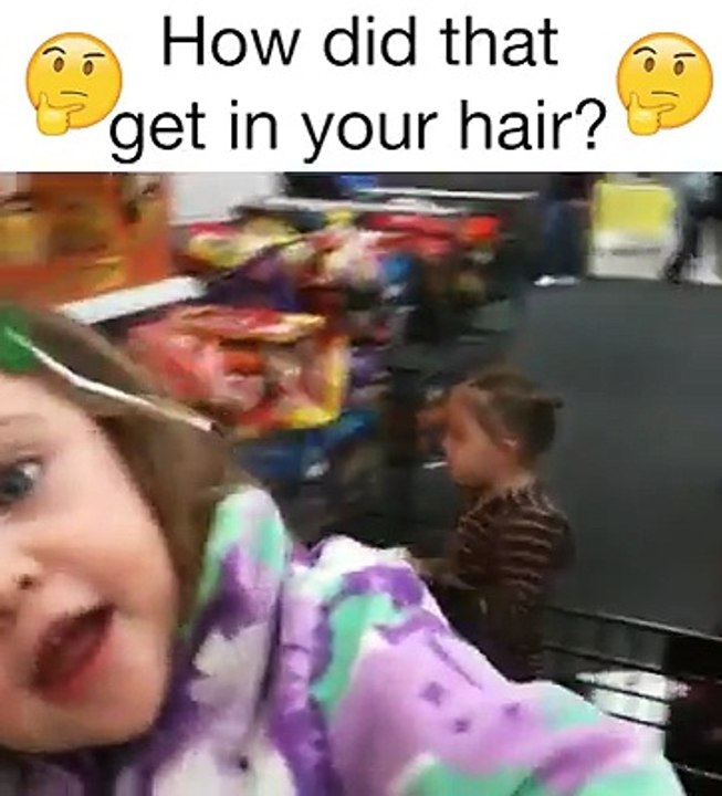 Strange Things Kids Stick In Their Hair