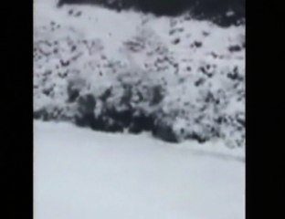 Una nevada se registró en la vía Pifo – Papayacta, complicando la circulación vehicular