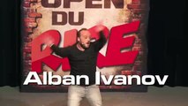 Alban Ivanov aux Open du rire - Elément perturbateur