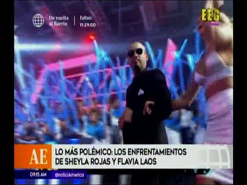 Lo mas polemico - Los enfrentamientos de Sheyla Rojas y Flavia Laos