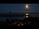 Supermoon Lights Up Ladysmith Harbour, British Columbia