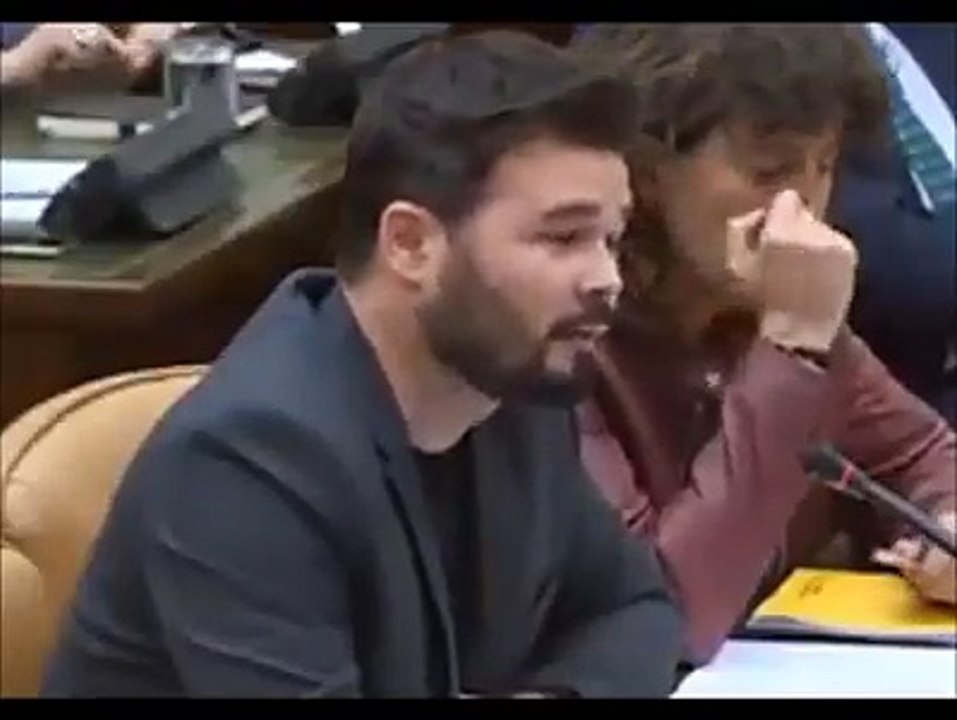 Cuando te llamas Gabriel Rufián y haces un ridículo espantoso en una comisión de investigación
