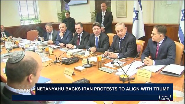 i24NEWS DESK | Netanyahu backs Iran protests to align with Trump | Tuesday, January 2nd 2018