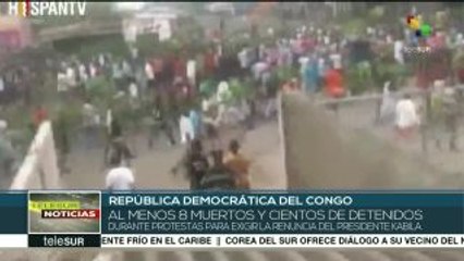 Protestas contra el presidente Kabila dejan ocho muertos en RDC