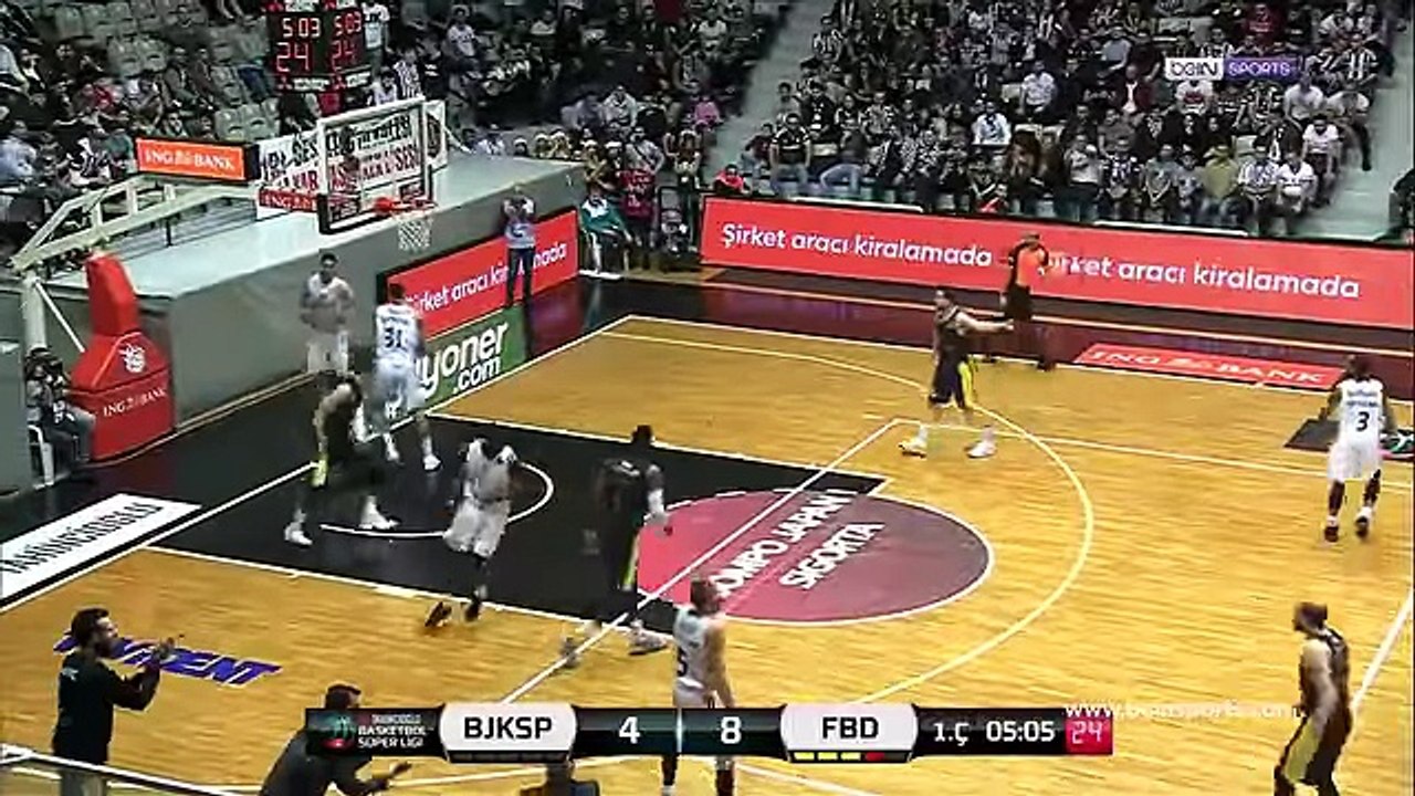 Beşiktaş Sompo Japan 71-76 Fenerbahçe Doğuş - MAÇ ÖZETİ