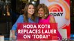 Hoda Kotb replaces Lauer on 'Today' following sexual harassment claims