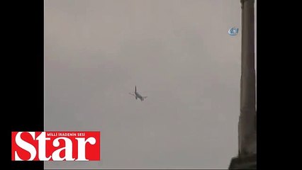 THY pilotu iniş sırasında drone ile karşılaştı
