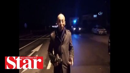 Jandarma spiker oldu, muhabire anons dersi verdi