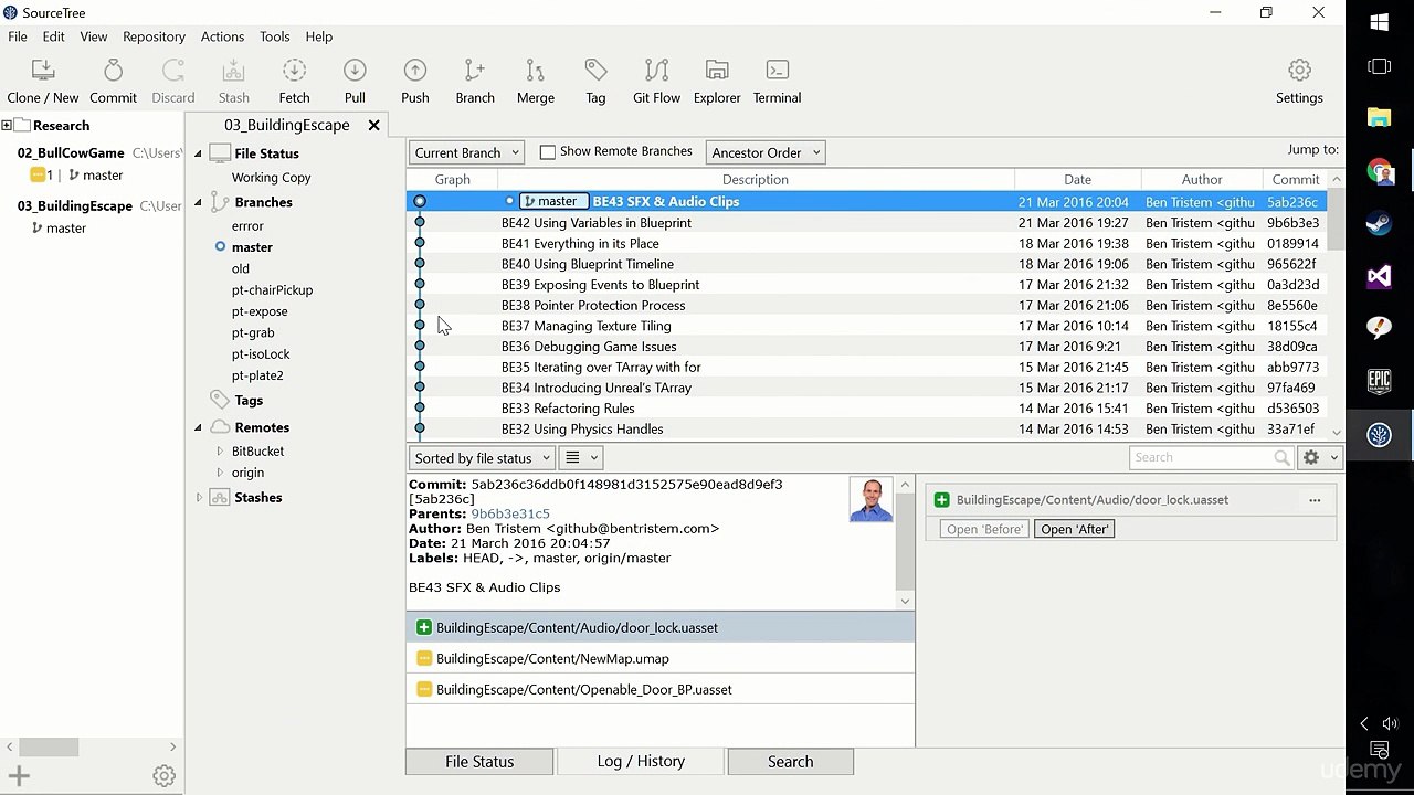 96. Setting Up a GitHub “Repo”
