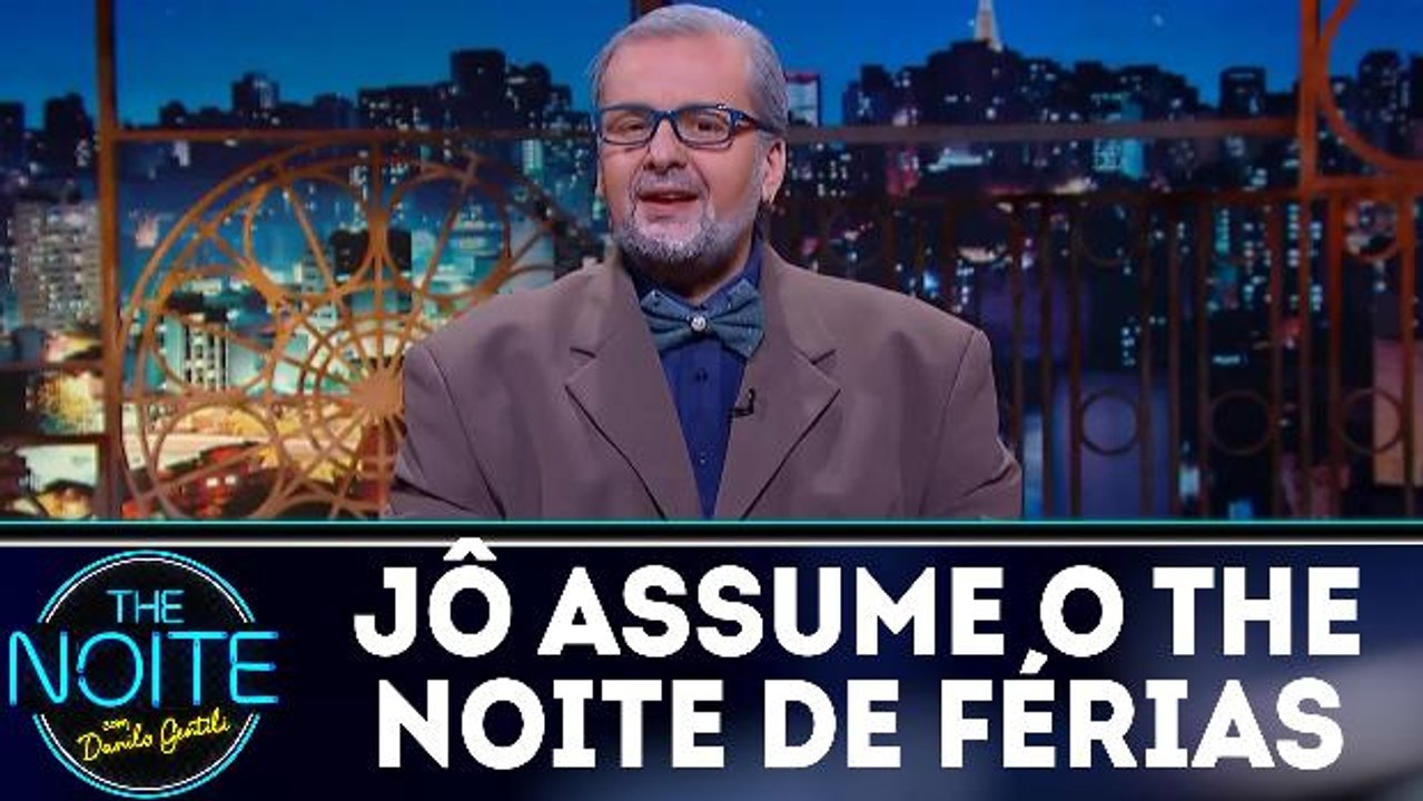 Jô Soares assume The Noite durante férias de Danilo Gentili