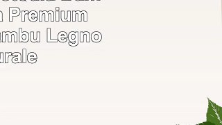 RoseFlower HTC One M7 Legno Custodia  Bambù  Qualit à Premium Cover in Bambù  Legno