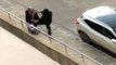 Saldırgan, Kadına Tekme Üstüne Tekme Attı Kamera Anbean Kaydetti