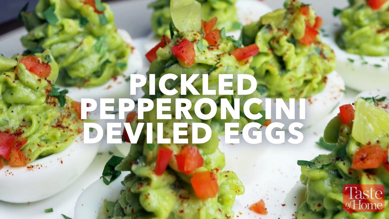 Pickled Pepperoncini Deviled Eggs video Dailymotion
