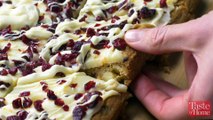 White Chocolate Cranberry Blondies